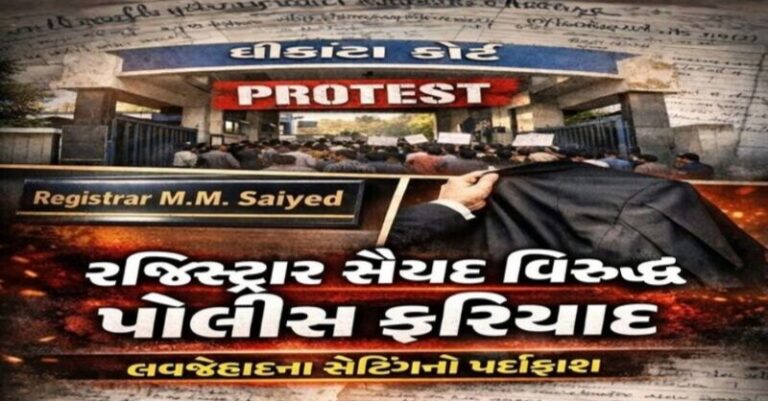અમદાવાદ રજિસ્ટ્રાર લવ જેહાદ