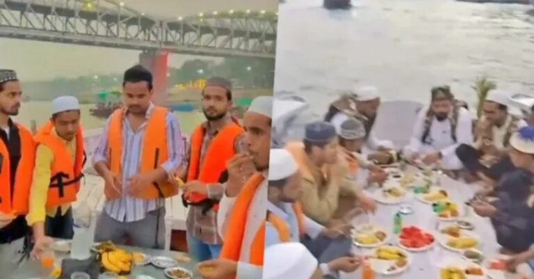 ગંગામાં નોનવેજ કોંગ્રેસ મુસ્લિમ