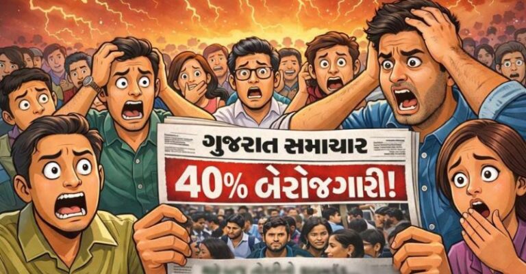 ગુજરાત સમાચારે બેરોજગારી