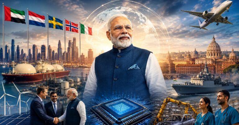 PM મોદીના 5 દેશોના