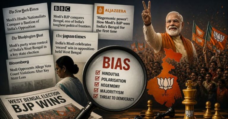 બંગાળમાં ભાજપના વિદેશી મીડિયા