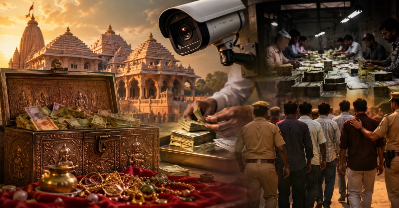 રામ મંદિર દાન ધરપકડ