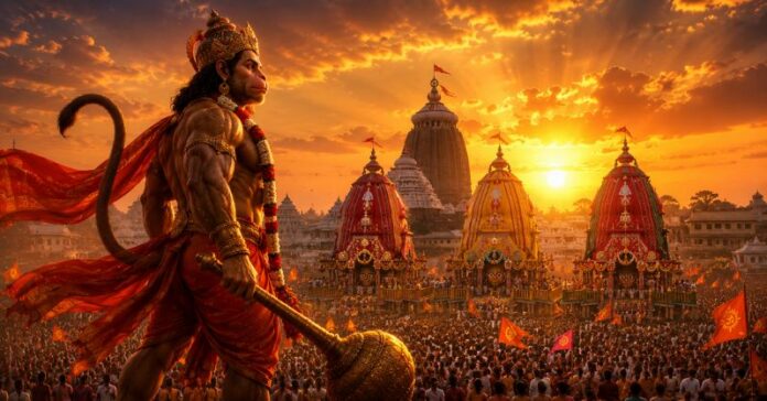 જગન્નાથ હનુમાનને રક્ષાની