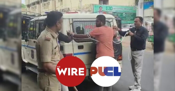 ધ વાયર ભાવનગર ફૈઝલ PUCL