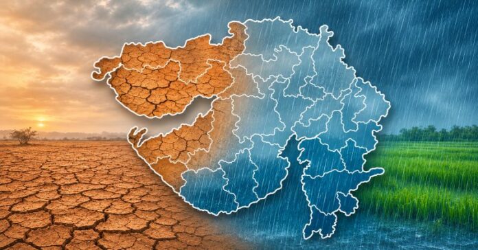ગુજરાતનો વરસાદ દુકાળ
